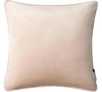 ROOM99 Charmy Housse de Coussin décorative, 45 x 45 cm, esthétique, Moderne, pour Chambre à Coucher, Salon, Velours, crème
