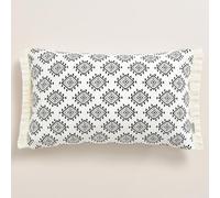 room99 Housse décorative de Coussin Amalfi 30 x 50 cm Taie d'oreiller pour Coussins Canapé avec Fermeture éclair Invisible Écru, 1 pièce