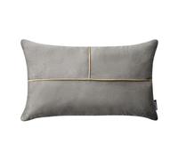 ROOM99 Housse décorative de Coussin Be Glam Simple 30 x 50 cm Taie d'oreiller pour Coussins Canapé avec Fermeture éclair Invisible Gris Clair, 1 pièce
