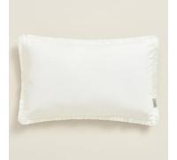 ROOM99 Housse décorative de Coussin Boca Chica 30 x 50 cm Taie d'oreiller pour Coussins Canapé avec Fermeture éclair Invisible Écru, 1 pièce