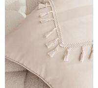 room99 Housse décorative de Coussin Chloe 45 x 45 cm Taie d'oreiller pour Coussins Canapé avec Fermeture éclair Beige Clair, 1 pièce