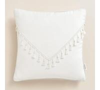 ROOM99 Housse décorative de Coussin Chloe 45 x 45 cm Taie d'oreiller pour Coussins Canapé avec Fermeture éclair écru, 1 pièce