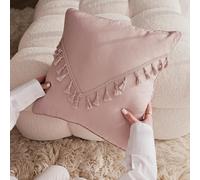 ROOM99 Housse décorative de Coussin Chloe 45 x 45 cm Taie d'oreiller pour Coussins Canapé avec Fermeture éclair Rose poudré, 1 pièce
