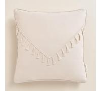 ROOM99 Housse décorative de Coussin Chloe 45 x 45 cm Taie d'oreiller pour Coussins Canapé avec Fermeture éclair Crème Claire, 1 pièce