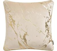 ROOM99 Housse décorative de Coussin Lanai 45 x 45 cm Taie d'oreiller pour Coussins Canapé avec Fermeture éclair Invisible Crème, 1 pièce