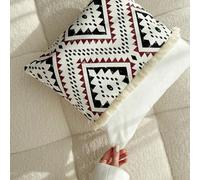 room99 Housse décorative de Coussin Soho 40 x 40 cm Taie d'oreiller pour Coussins Canapé avec Fermeture éclair Invisible Crème, 1 pièce