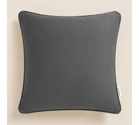 ROOM99 Pure Housse de Coussin, décorative, esthétique, Moderne, pour Chambre à Coucher, Salon, 40 x 40 cm, Gris foncé, 1 pièce