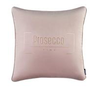 ROOM99 Unique Housse de Coussin décorative - 45 x 45 cm - Aesthétique et Moderne - en Velours - pour Chambre à Coucher et Salon - Motif Prosecco Time