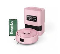 Roomba Mini Robot aspirateur et Laveur + Base AutoEmpty, Rose Poudré