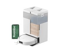 Roomba Plus 575 Robot aspirateur 2en1 + base AutoWash, Navigation IA LiDAR | iRobot 25 000 Pa, vidage auto 90 j, station multifonction autonettoyante, séchage à chaud, LiDAR + évitement obstacles