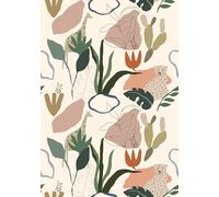 Roomblush - Safari - Papier Peint Intissé - Chambre d'enfant - 200cm x 285cm - RB246