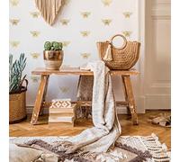 RoomMates Autocollants muraux motif abeilles dorées