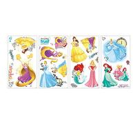 25 Stickers scintillants Princesse Disney Repositionnables 25x45cm