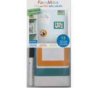 Roommates Lot De 13 Stickers Cadres Photos Et Bloc Notes Repositionnables Avec Feutre Effaçable 4 Feuilles De 10,1 X 44,1 Cm