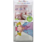 ROOMMATES Lot de 23 stickers PRINCESSES AMUSANTES repositionnables 4 feuilles de 10,1 x 44,1 cm