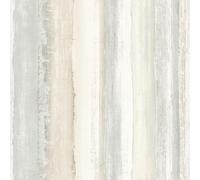 ROOMMATES Papier Peint Auto-adhésif Aquarel rayé Bleu Ciel - Tan