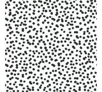 ROOMMATES Papier peint auto-adhésif - Confettis De Points Noirs - 5.75 m x 45 cm Multicolors G
