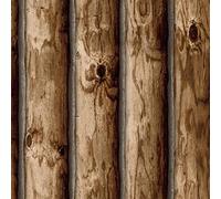 ROOMMATES Papier peint auto-adhésif - Bois - 5.75 m x 45 cm Multicolors