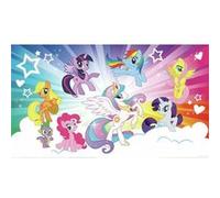 ROOMMATES Papier peint panoramique encollé My Little Pony nuage - 320 cm x 82,88 cm Multicolors G