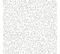 ROOMMATES Papier Peint rouleau auto-adhésif - Branches de baies - Taupe Multicolors G