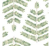 ROOMMATES Papier peint rouleau auto-adhésif - Feuilles de Fougère - Vert Multicolors G