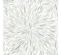 ROOMMATES Papier peint rouleau auto-adhésif - Pétales Vertes Multicolors G