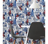 ROOMMATES RMK12459RL Papier peint autocollant Motif Spider-Man Bleu