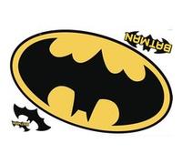 RoomMates rmk2623slm effaçable à sec Batman Logo Peel et Stick Géant Stickers muraux G