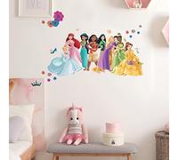 ROOMMATES RMK5330GM Disney Princess Flowers and Friends Giant Autocollants muraux à décoller et à Coller, Rouge, Orange, Jaune, Vert, Bleu, Violet, Noir, Marron, Rose