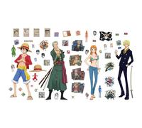 RoomMates RMK5438SCS Chapeau de Paille Une pièce Autocollant Mural, Brun