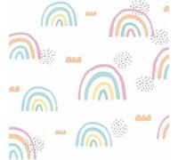 ROOMMATES Rouleau de papier peint auto-adhésif - Arc-en-ciel - Rose Rose G