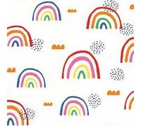 ROOMMATES Rouleau de papier peint auto-adhésif - Arc-en-ciel - Rouge Rouge G