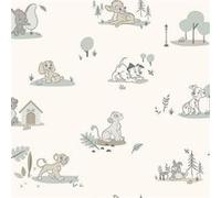 ROOMMATES Rouleau de papier peint auto-adhésif - Disney Animaux Bébés - Gris Gris G