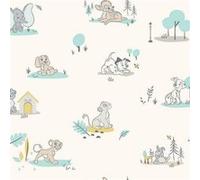 ROOMMATES Rouleau de papier peint auto-adhésif - Disney Animaux Bébés Multicolors G