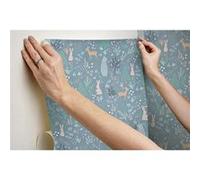 ROOMMATES Rouleau de papier peint auto-adhésif - Fôret de Printemps Gris G