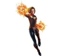 Sticker Géant - ROOMMATES - Captain Marvel - Multicolore - Décoration Murale - Enfant