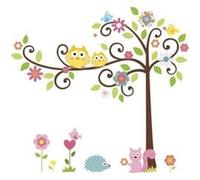 RoomMates sticker mural arbre de curling 162,5 x 147,5 cm vinyle G