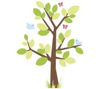 RoomMates sticker mural arbre pointillé 91,5 x 127 cm vinyle Multicolors G