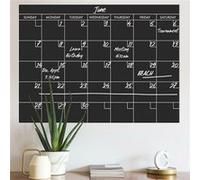 ROOMMATES Sticker repositionnable Agenda Noir effaçable