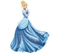 RoomMates sticker mural Cendrillon pailleté vinyle 75 x 101,5 cm Multicolore G