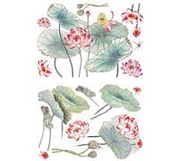 ROOMMATES Sticker Géant repositionnable Jardin de lotus XL