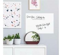 ROOMMATES Sticker mural géant Mémo Conseil effaçable à sec Blanc