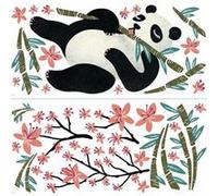 ROOMMATES Sticker Mural Géant Panda Blanc