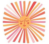 ROOMMATES Sticker Géant repositionnable CATCOQ SUNSHINE