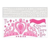 ROOMMATES STICKER MURAL RÉUTILISABLE POUR ENFANT PRINCESS SLEEPS HERE À PERSONNALISER G
