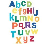ROOMMATES Stickers - Alphabet Multicolore - Hauteur 92.71 cm Multicolors