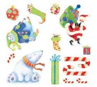 ROOMMATES Stickers - Arbre Happy Mini - Hauteur 22,9 cm Multicolors G
