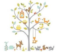 ROOMMATES Stickers - Arbres De La Forêt - Hauteur 45,7 cm Multicolors G