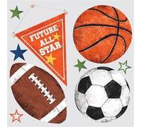 ROOMMATES Stickers - Ballons De Sport - Hauteur 22.9 cm Multicolors G