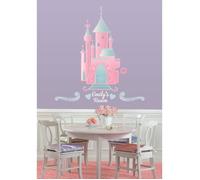 ROOMMATES Stickers DISNEY CHATEAU PRINCESSE PERSONNALISABLE repositionnables 102x47cm